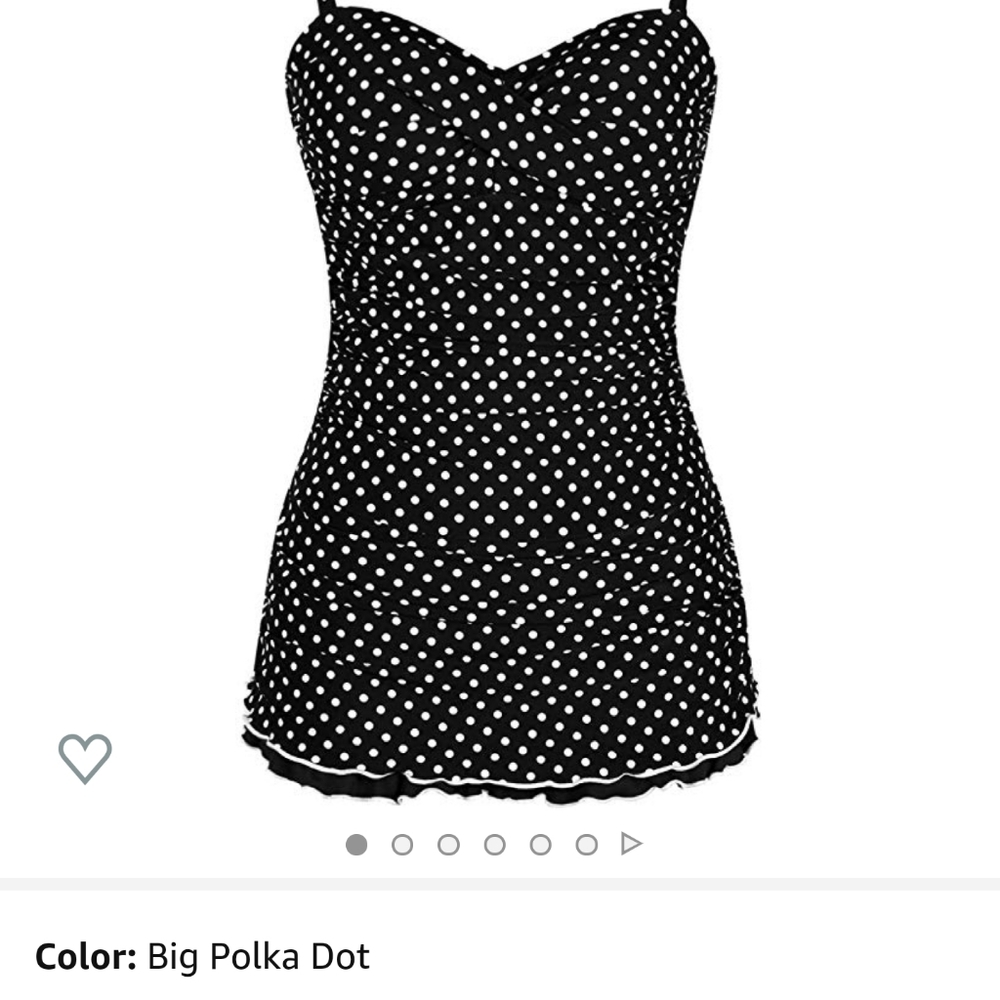 Strapless swimsuit size 18